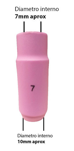 Kit Busa Ceramica Tobera Nº7 Torcha Tig Wp 17/18/26 1