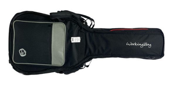 Capa Working Bag Soft Cinza Violao Classico 0