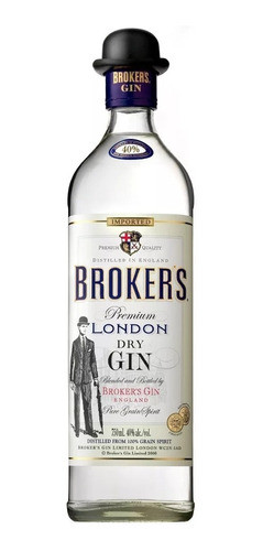 Gin Brokers 750 Ml Premium London 0