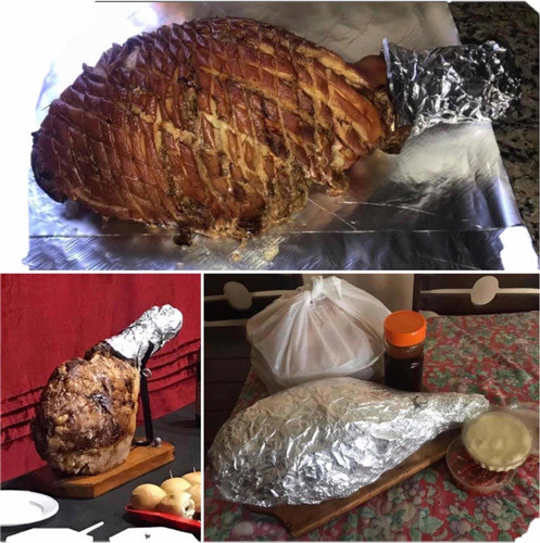 Pernil De Cerdo Para 15/20 Personas C/60 Figazzas +2 Salsas 1