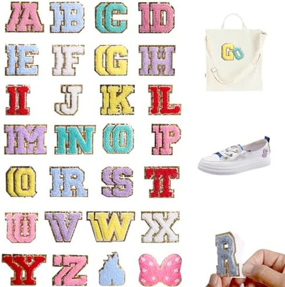 54 Pcs 2 Polegadas Autoadesivos De Cor Misturada Chenille Gl 0