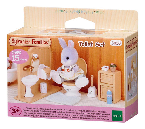 Juguete Mini Set Baño Accesorios Sylvanian Families Niño Ax® 0