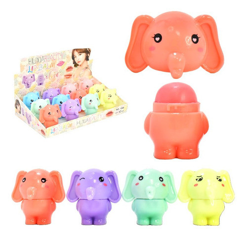 Bálsamo Labial Infantil Elefante X12 Sorpresitas Ltf Shop 0