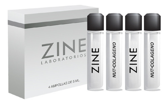 Zine Ampollas Nut Colágeno X 4 Ampollas 0
