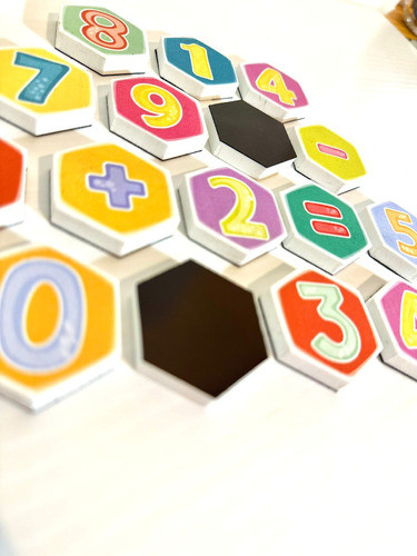 Magnumeros Números 27 Pzs Imantadas Goma Eva Juego Infantil 1