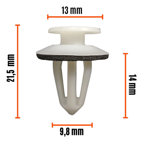 Clip Grampa Traba Tapizado Jeep Compass X10 C 1