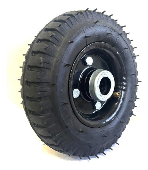 Pneu 2.50-4 Completo Com Roda E Câmara De Ar Rolete Maxpneus 0