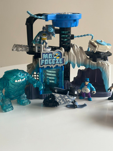 Set De Juego Fisher Price Imaninext Mr Freeze Con Accesorios 0