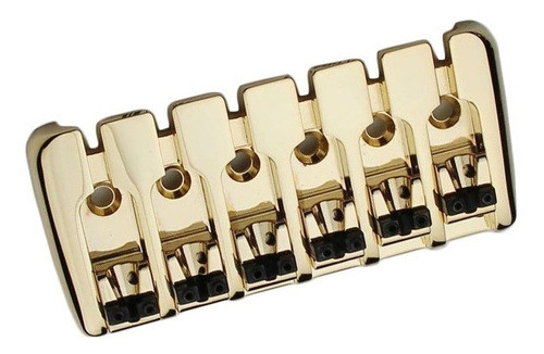 Puente Bajo 6 Cuerdas Sambong Bb003g 16mm Deluxe Dorado Gold 0