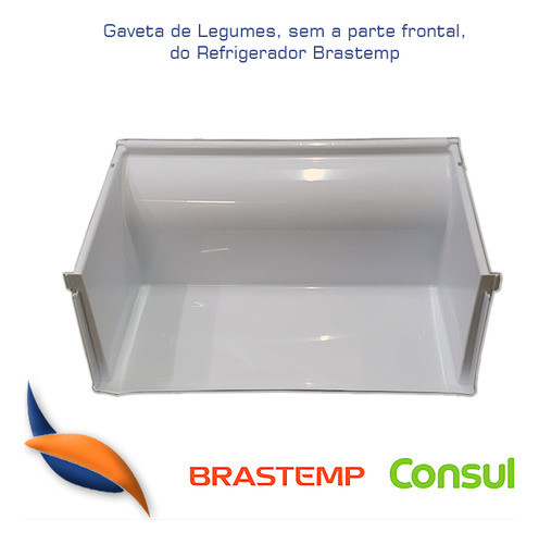 Gaveta Legumes Refrigerador Brastemp W10391596 Brm49 Brd48 1