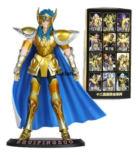 Figura Saint Seiya Camus Acuario Caballero Armadura Dorada A 0