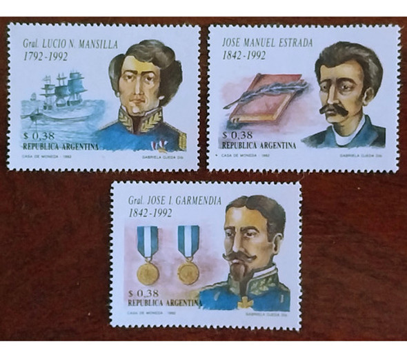 1992. Conmemorac. Històricas Ii. Personalidades. Mint 0