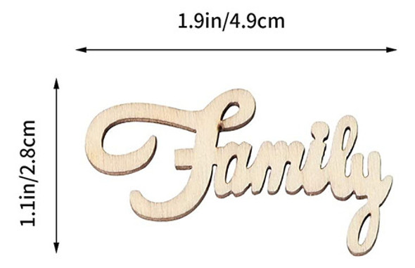 Amosfun - Adornos De Madera Para Manualidades, 15 Unidades 1 Amosfun - Adornos De Madera Para Manualidades, 15 Unidades 1