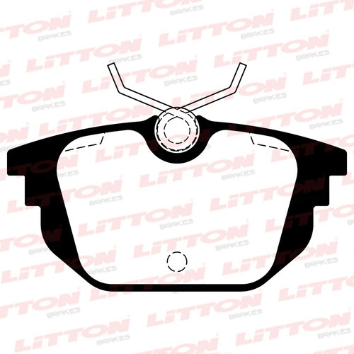 Pastilla De Freno Litton Brakes  Fiat  Bravo Mod. 95/01 0
