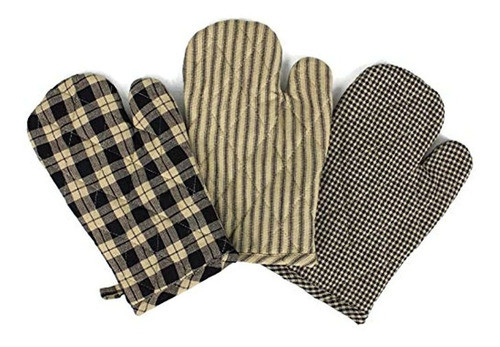 Mitones De Horno Rusticos Covenant Woven Cotton Farmhouse C 0
