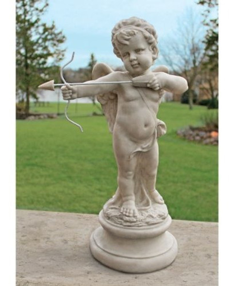 Diseño Toscano Cupidos Mensaje De Amor Estatua 1