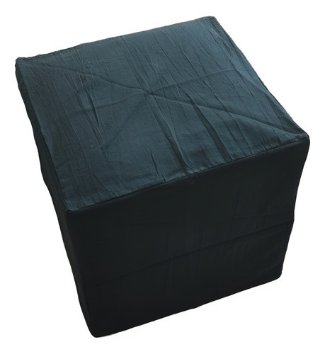 2 Fundas Para Puff Cuadrado/circular A Medida En Tusor 0