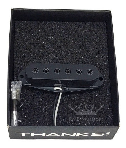 Captador Malagoli Hot Ceramic Preto P/ Meio Guitarra 0