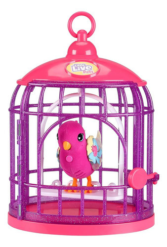Little Live Pets - Lil' Bird & Bird Cage, New Light Up Wings 0
