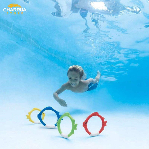 Anillos De Buceo X 4u. Hydro-swim Lil 'fish - Charrua Store 1