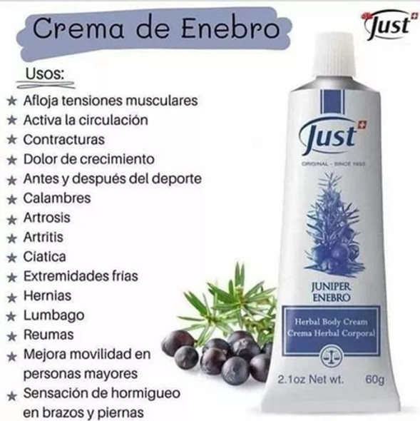 Crema De Enebro 96g Just 1