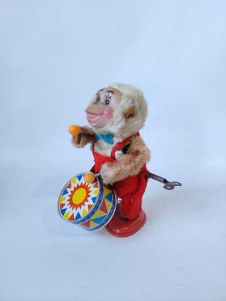 Antiguo Mono Musical A Cuerda Funcionando 1960 7o 1536 1