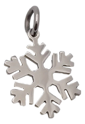 Collar Copo De Nieve M1 Acero Quirúrgico Joyas Mónaco 0