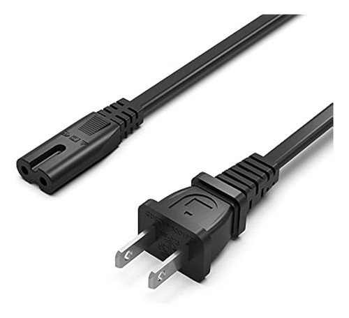 Cable De Alimentación De Ca De 6 Pies Apto Para Sony Ps4 Ps3 0