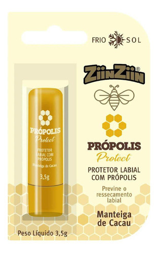 Manteiga De Cacau Protetor Labial Propolis Protect Com 3,5g 0