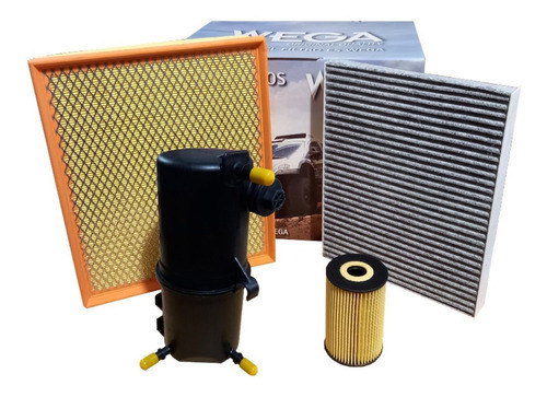 Kit 4 Filtros Amarok 2016 Con Sensor Wega 0