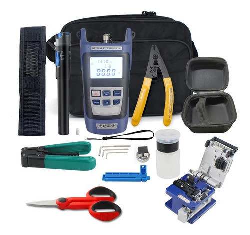 Kit Ferramenta Fibra Optica Ftth(10) C/ Tesoura 10km 0