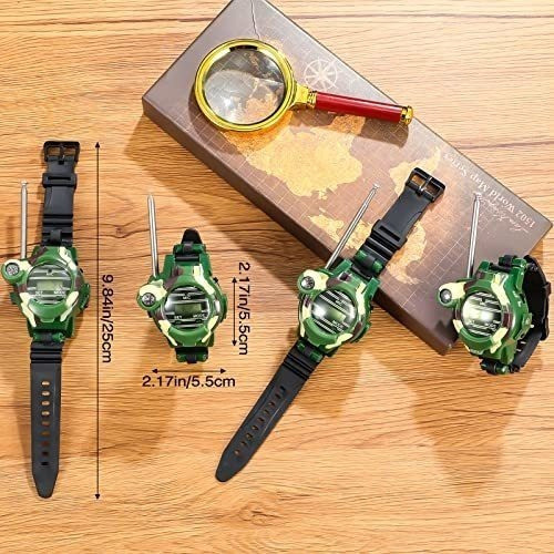 Pack De 4 Walkie Talkies Watch Spy Watch 7 En 1 Con Linterna 1
