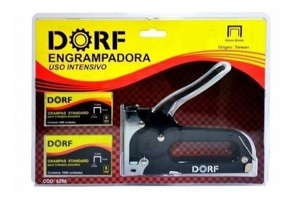 Engrampadora Liviana Dorf Uso Intensivo 4 - 8 Mm + Grampas 0