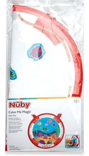 Nuby Color Me Magic Bath Mat Para Desarrollar La Creatividad 1