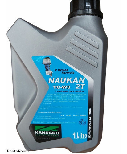 Aceite Para Nautica 2 Tiempos Tc-w3 Kansaco X 1 Litro 1