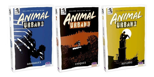Comic.ar Animal Urbano Completo 3 Tomos Grillo/molina Nuevo! 0