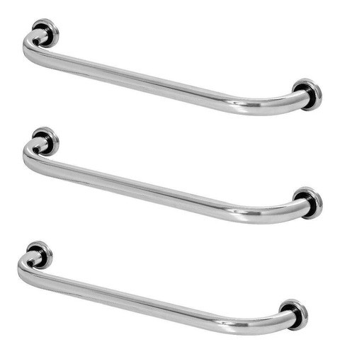 Kit 3 Barra De Apoio De Idoso Para Banheiro 80cm 0