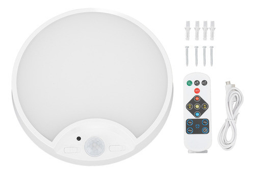 Sensor De Movimento Usb Recarregável De Teto, 3 Cores 1