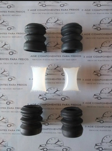 Kit Coifa Guarda Pó Da Pinça Freio Uno Mille Sistema Varga 0