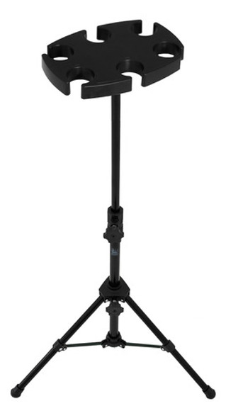 Suporte Pedestal Descanso 6 Microfones Visão Dem-02 Preto 0