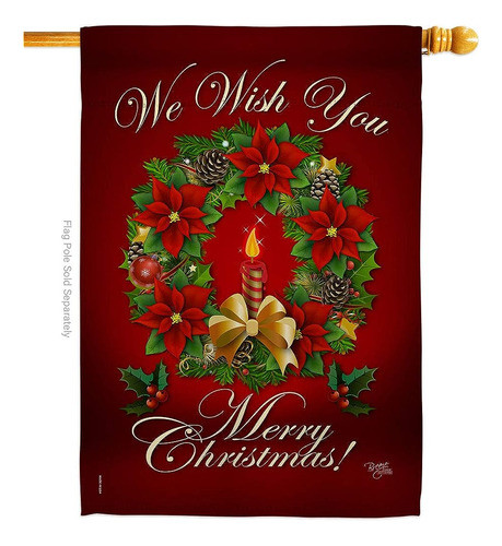 ~? Breeze Decor H114003 Le Deseamos Navidad De Invierno Band 0