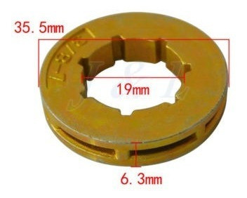 Piñón De La Llanta 3/8 Paso 7 Dientes Grandes 7 Spline Para 1