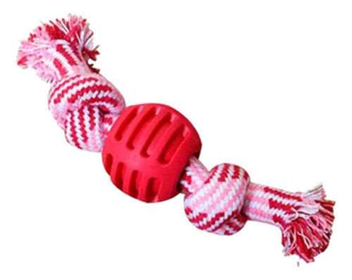 Cuerda Con Mordedor Rojo 18cm 0
