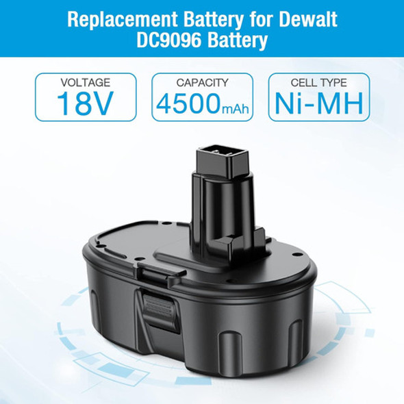 Batería De Repuesto 18v 45ah Para Herramientas Dewalt 1