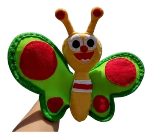 Títere Mano  Simil  Mariposa Baby Tv 0