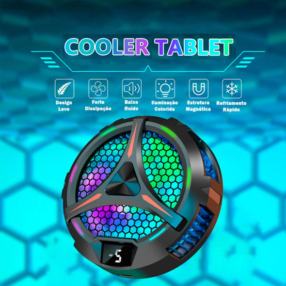 Cooler X42 Semicondutor Magnético Iluminação Rgb Tablet iPad 1