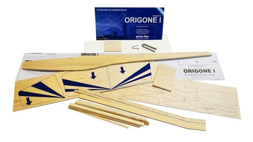 Avion Origone 1 Aero Star Para Armar Madera Balsa 0