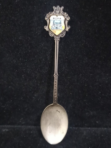 Cucharita De Decoración Motivo Ciudad De Roma, Colección 0