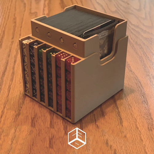 Mtg Deck Box Magic The Gathering - Commander Caja + Regalo 1