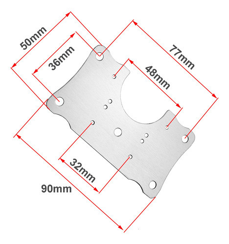 4 Placas De Reparacion Para Fijacion De Bisagras 1
